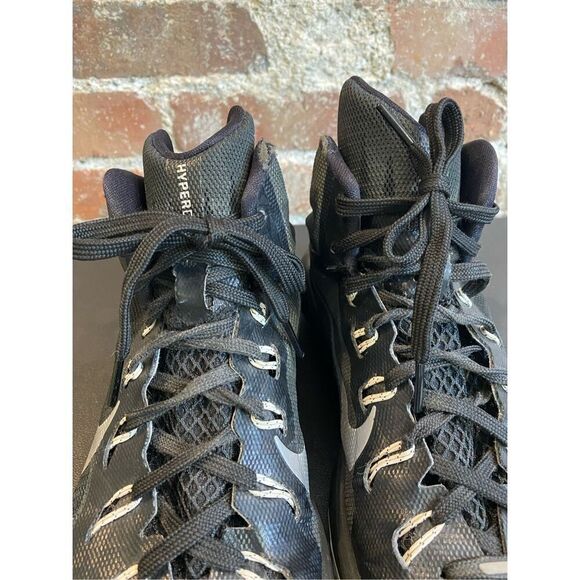 Nike Hyperdunk TB 2014 Black Silver 653484-001 Basketball Shoes Women Size 9 - Picture 3 of 11